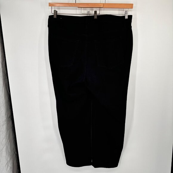Lane Bryant Mid-Rise Straight Leg Jeans Flex Magic Waistband Black size 26w - Picture 7 of 11